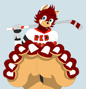 Red Panda Beauty by RaidenTheDeoxys by LouisEugenioJR1990