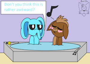 Awkward Bath by Commando672