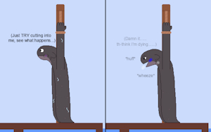 Caught, but not giving up by lolboy4