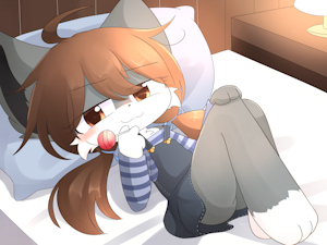 Kuroupi doesn't want to share her sweets by clyndemoon