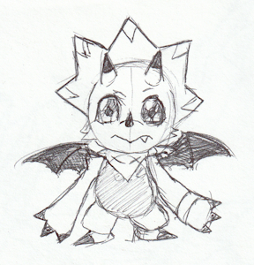 Gammamon by DrakeDrakkon