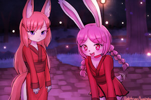 Reacting by lumineko