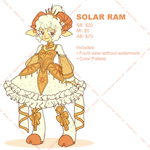 [SOLD] Solar Ram Adopt by Frambbu