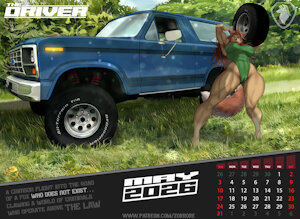 Driver Calendar 2026 -- May by ZorroRe