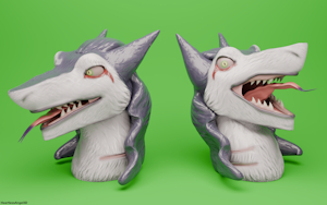 Rain Silves Head Sculpt - HeartlessAngel3D by HeartlessAngel