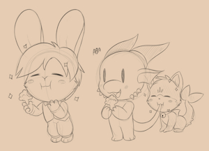 The tale of the crunchy Broccoli by Sparkythechu