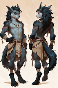 Haksoba the Mightyena by scorpianpp