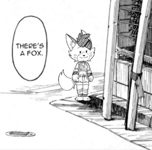 There's a fox by Ikaribunbun