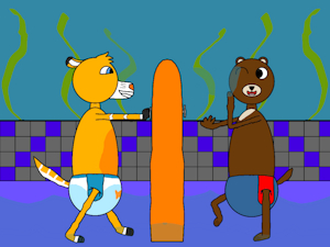 Splash park fun. by 00aa