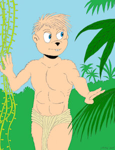 Jungle Alvin by snorgatch