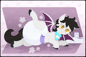 Bashful Blorting Batpony~ by Tenerius