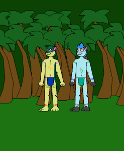 Tribal Edvin and Bendt by TerryTheBlueFox