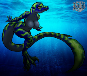 Nah Elle, The River Monster. by TITANUS87