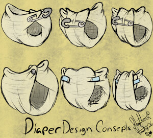 Toony Diaper Design Consepts by RhythmCHusky94