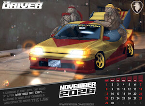 DRIVER Calendar 2026 -- November by ZorroRe