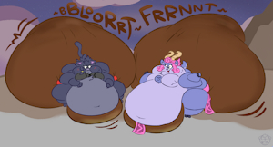 Fierce Poopy Rivals! by OverfedPets