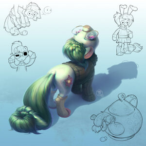 The rest pony pics by gor1ck