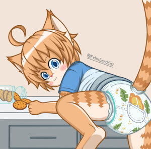 Felix Cookie Heist by FelixSandcatKitten