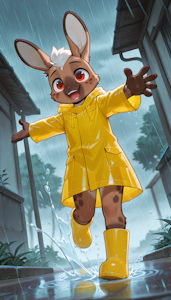 Fun in the rain by Minibit