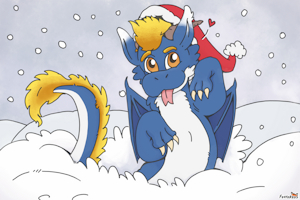 Nyama Holiday Card by foxyoreos