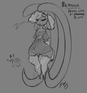 Sketch on the Spot! (2025-07-29) Belphy by GrayscaleRain