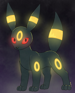 Umbreon - Just Hanging Out (S) by DawnLux