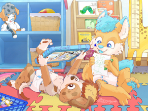 Daycare Distractions by AuzziPup