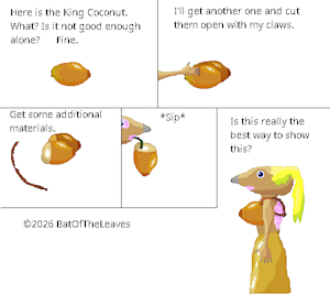Mole Lady With King Coconuts Comic by BatOfTheLeaves