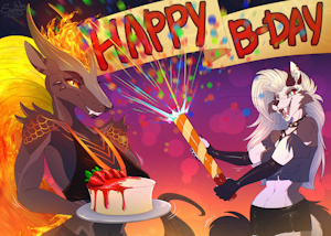 Birthday duo just for you! | Art reward by SunnyWay