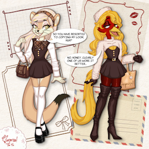 Fashion and flattery (By surprisethefox) by gamebird