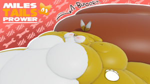 Big Poopy Fox Wallpaper by OverfedPets