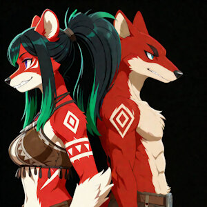 Tribal Symbiosis: Linoones by scorpianpp