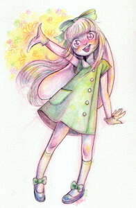 hello~! 💚✨ [COM] by Jacqal