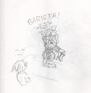 Ordering a drink by Squishy624