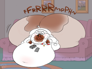 He Just LOVES Chocolate by OverfedPets