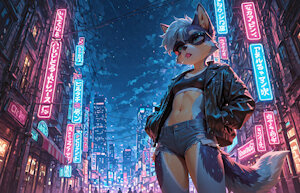 Night Walk by digitalpawprints