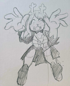 Falling Noelle by Orca666