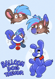 Trevor Balloon Dog TF by TrevorFox