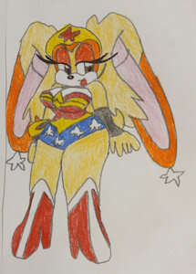 Cream as Wonder Woman by PrincessShannon
