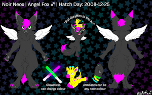 [CM] Noir Neox Reference Sheet by Anfani