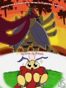 Every Hero Needs A Cool Scarf by VanillaRoad