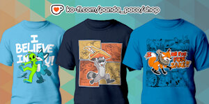 3 T-Shirt Designs by pandapaco