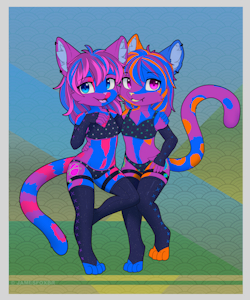 Plushberry and Blueberry by jamesfoxbr