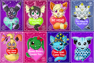 Valentine's Day YCH ✨OPEN✨ by Veemonsito