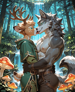 Out first time together by FoxyZorry