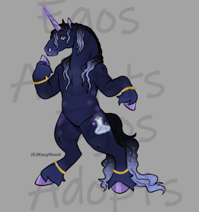 $5 Friesian Unicorn (OPEN) by EgosAdopts