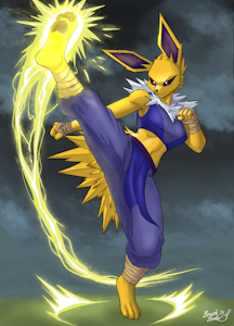 Jolteon Monk by BrushStroke