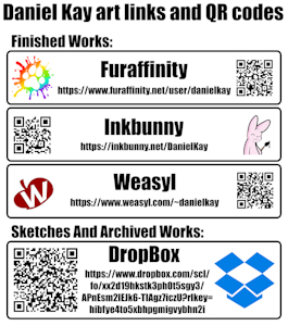 Daniel Kay Art Links And QR Codes by DanielKay