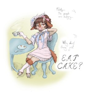 Marie Antoinette gets Guillotined, the First Part by Meowmere