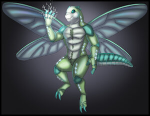 Electric Dragonfly by Owlietomes